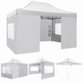 Pavillon 3x3m 3,6x3,6m 3x4,5m Faltpavillon Gartenzelt Partyzelt Wasserdicht NEU