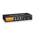 keepLiNK 6 Port 2.5G Switch Smart Web Managed, 4 x 2.5G Base-T Ports, 2 x 10G...