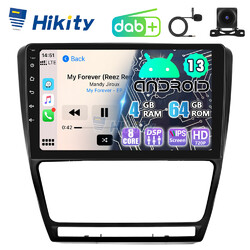 DAB+ CarPlay 4+64G 8Core Android 13 Radio Für Skoda Octavia II 1Z3 1Z5 2004-2013