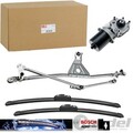 WISCHERMOTOR+GESTÄNGE+WISCHBLATT VORNE passend für VW POLO 3 CLASSIC 6V CADDY 2