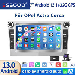 DAB+ Android 13 Autoradio KAM Navi Für Opel Astra H G Corsa C D Zafira B Carplay