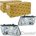 2x TYC H4 HAUPTSCHEINWERFER LINKS+RECHTS für VW BORA I 00-05 1J2 1J6 MIT LWR