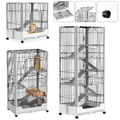 Hasenstall Kaninchenstall Freigehege Hasenkäfig Kleintierstall Metall Indoor DE