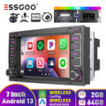 2+64G Carplay Autoradio für VW Touareg T5 Multivan V Android 13 GPS NAV + Kamera