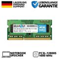 4GB DDR3 RAM SODIMM 1Rx8 PC3L-12800S-11-11-B4 1.35V CL11 Notebook Laptop MacBook