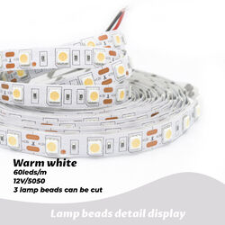 5m LED Stripe 12V 24V RGB RGB+WW RGBW RGBWW SMD5050 Streifen Band Dimmbar Kette