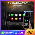 6+128GB für MAZDA CX-7 2008-2015 Android13 Autoradio CarPlay DAB+GPS Navi 4G LTE