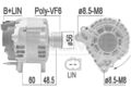 ERA Lichtmaschine Generator LiMa ohne Pfand 209191A