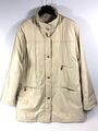 Jacke Basler Belseta Microfaser beige gefüttert Gr. 40