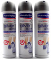 Hansaplast Fußspray Fuß Deo Silver Active Antitranspirant 72h Schutz 3 x 150 ml 