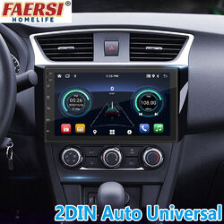 DAB+ Autoradio Android 13 2 DIN 32G Carplay 7 Zoll GPS NAVI RDS Bluetooth Kamera