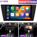 2+32G 9" Android 13 Für BMW 3ER E90 E91 E92 E93 Autoradio Carplay GPS NAVI Wifi