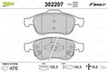 VALEO Bremsbelagsatz, Scheibenbremse 302207 passend für FIAT JEEP
