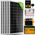 200W 500W 800W Solaranlage Komplettpaket Solarpanel-Kit Solarmodul Wohnmobile