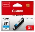 Original Canon Patronen CLI-581 XL Pixma TS705 TS6250 TS6251 TS8252 TS6350 blau