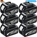 6X Original Ersatz akku 18V Für Makita Akku BL1850 BL1830B BL1860 12,0Ah BL1860B