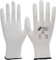 NITRAS 6210 Nylon-Handschuh mit PU-Fingerkuppenbeschichtung 12 Paar Gr 6-10