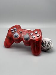 Original Playstation 2 Controller rot transparent PS2 Dualshock Getestet