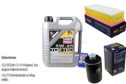 INSPEKTIONSKIT FILTER LIQUI MOLY ÖL 5L 5W-40 für Audi TT 8J3 1.8 TFSI 2.0 8J9