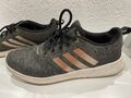 Adida Sneakers Super Soft Grau 41 1/3 Damen Gold Sportschuhe Schuhe