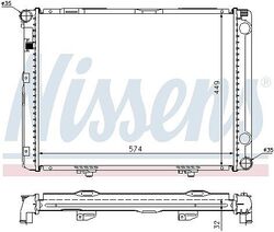 NISSENS Kühler, Motorkühlung  für MERCEDES-BENZDie Nr.1* für Autoteile: Top-Preis-Leistungs-Verhältnis