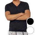 Sloggi men - GO - T-Shirt mit V-Ausschnitt - Slim Fit - Bio-Baumwolle