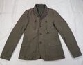 ALLSAINTS HALE BLAZER GR XS HERREN KHAKI GRÜN DISTRESSED MILITARY BLAZER JACKE