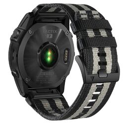 Quickfit Nylon Ersatz Armband für Garmin Fenix 3 HR 5 5X Plus 6 6X Pro 7 7X S62