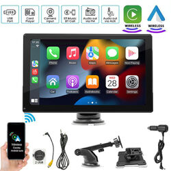 Tragbarer iOS CarPlay und Android Auto Wireless Display Autoradio 9" Zoll 2025