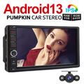 Pumpkin 7" Android 13 Autoradio GPS Navi 2 DIN DAB Bluetooth DSP 4GB 64GB Kamera