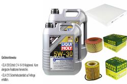 INSPEKTIONSKIT FILTER LIQUI MOLY ÖL 10L 5W-30 für Ford Ranger TKE 2.2 TDCi 3.2