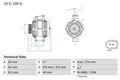 BOSCH Lichtmaschine Generator Lima 0 986 047 240 +133.43€ Pfand für BMW 3er E90