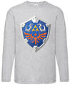 Hylian Shield Herren Langarm T-Shirt Game Gamer Triforce Link Games Nerd Hyrule