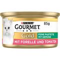 Gourmet PURINA GOURMET Gold Feine Pastete mit Gemüse12er Pack (12 x 85g)