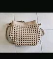 Hallhuber Handtasche Tasche Leder beige