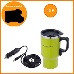 Auto Thermobecher Kaffeebecher Becher Tasse Edelstahl 450ml Heizfunktion 12V KFZ