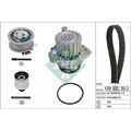 1x Wasserpumpe + Zahnriemensatz Schaeffler INA 530 0201 33 passend für AUDI