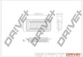 Luftfilter Filtereinsatz DP1110.10.0086 Dr!ve+ für SUBARU TOYOTA DAIHATSU