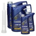 12 LITER (2x5L 2x1L) 10W40 PREMIUM MOTORÖL ÖL MANNOL SAE 10W-40 CLASSIC