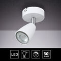 LED Deckenstrahler Spotleuchte schwenkbar Weiß GU10 Deckenlampe Wandleuchte Flur