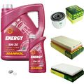 MANN Inspektionspaket 6 L MANNOL Energy 5W-30 für Volvo 850 Kombi 2.4 2.0 V70 I