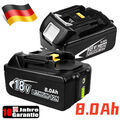 2X 8000mAh Ersatz Akku Für Makita BL1860B 18V LXT Li-ion BL1850B BL1830 LED