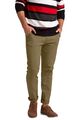 Herren Chino Hose Schlanke Passform Flache Vorderseite Lässiger Stretch Hose