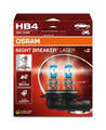 2x HB4 12V 51W P22d NIGHT BREAKER® LASER +150% mehr Helligkeit OSRAM Autolampe