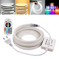 220V 12V Neon Neonröhre LED Strip Streifen Lichtleiste Lichtband Schlauch Außen