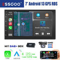 DAB+ Android 13 Autoradio 2 DIN 32G Carplay 7 Zoll GPS NAVI RDS Bluetooth Kamera