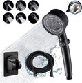 Handbrause Duschkopf Wasserspar Filtration Duschbrause 5 Modi & 1.5m Schlauch DE