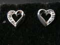 Atemberaubendes Vintage Sterlingsilber Herz Ohrringe Set. Angebot machen! #345