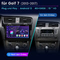 Für VW Golf 7 MK7 VII 2013-2017 Android 13 Autoradio CarPlay 6+128G Navi GPS BT