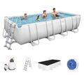 Bestway Power Steel Frame Pool Set 549 x 274 + Sandfilter 56466 B-Ware